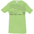 T-Shirts Key Lime / 6 Months Mountain Line Art Infant Premium T-Shirt