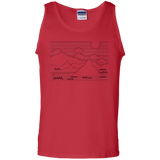 Mountain Line Art Men's Tank Top