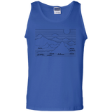 Mountain Line Art Men's Tank Top