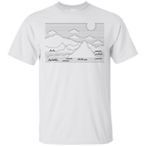 T-Shirts White / S Mountain Line Art T-Shirt