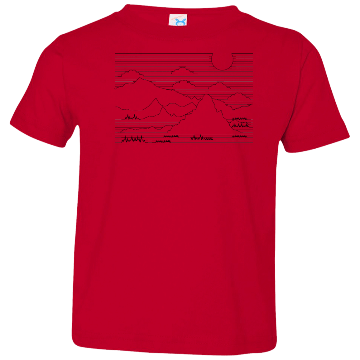 Mountain Line Art Toddler Premium T-Shirt