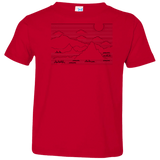 Mountain Line Art Toddler Premium T-Shirt