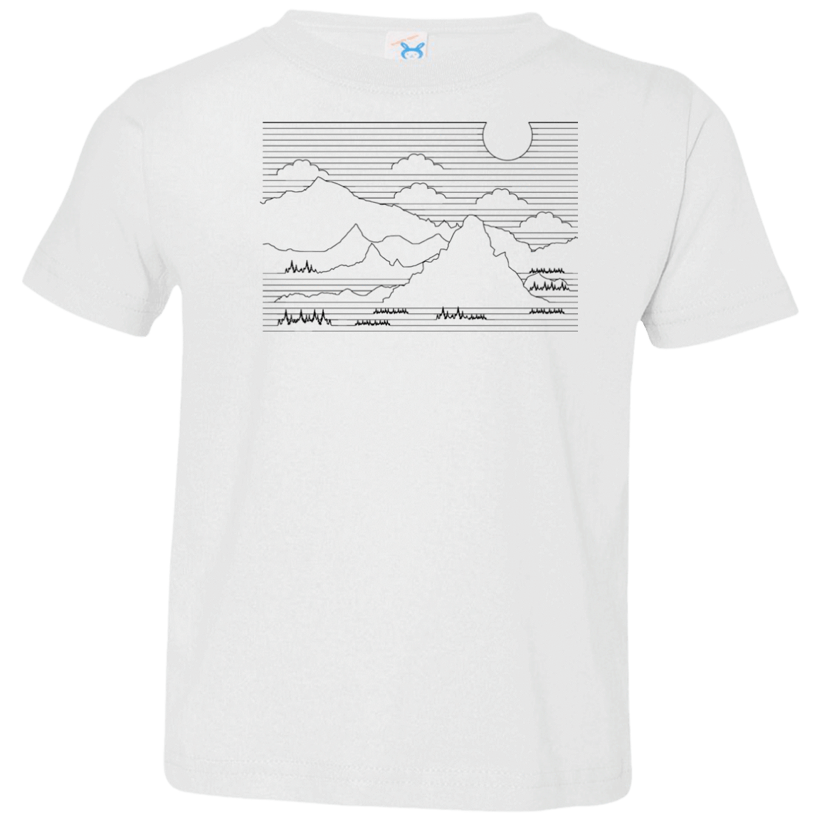 Mountain Line Art Toddler Premium T-Shirt