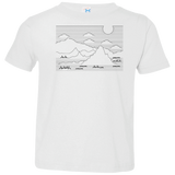 Mountain Line Art Toddler Premium T-Shirt