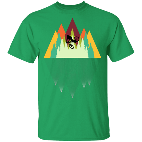 T-Shirts Irish Green / S Mountain Reflection Ride T-Shirt