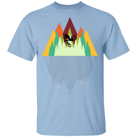 T-Shirts Light Blue / S Mountain Reflection Ride T-Shirt