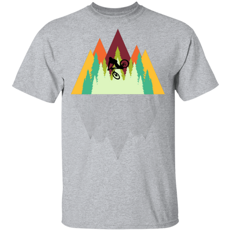 T-Shirts Sport Grey / S Mountain Reflection Ride T-Shirt