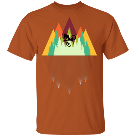 T-Shirts Texas Orange / S Mountain Reflection Ride T-Shirt