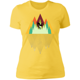 T-Shirts Vibrant Yellow / S Mountain Reflection Ride Women's Premium T-Shirt