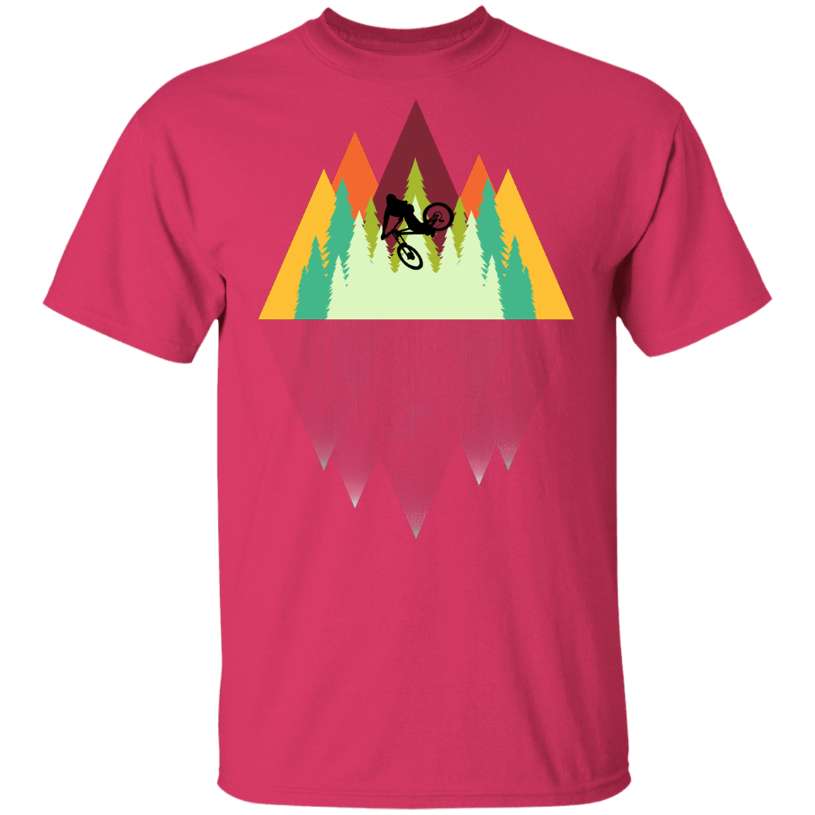 T-Shirts Heliconia / YXS Mountain Reflection Ride Youth T-Shirt