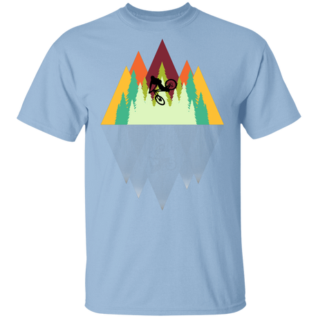 T-Shirts Light Blue / YXS Mountain Reflection Ride Youth T-Shirt