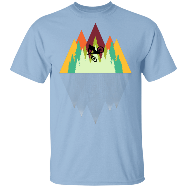 T-Shirts Light Blue / YXS Mountain Reflection Ride Youth T-Shirt