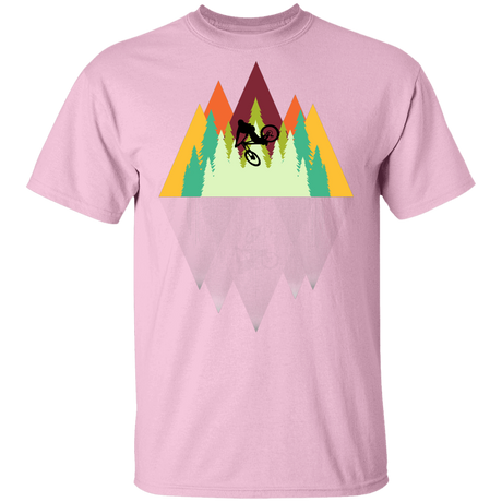 T-Shirts Light Pink / YXS Mountain Reflection Ride Youth T-Shirt