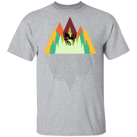 T-Shirts Sport Grey / YXS Mountain Reflection Ride Youth T-Shirt