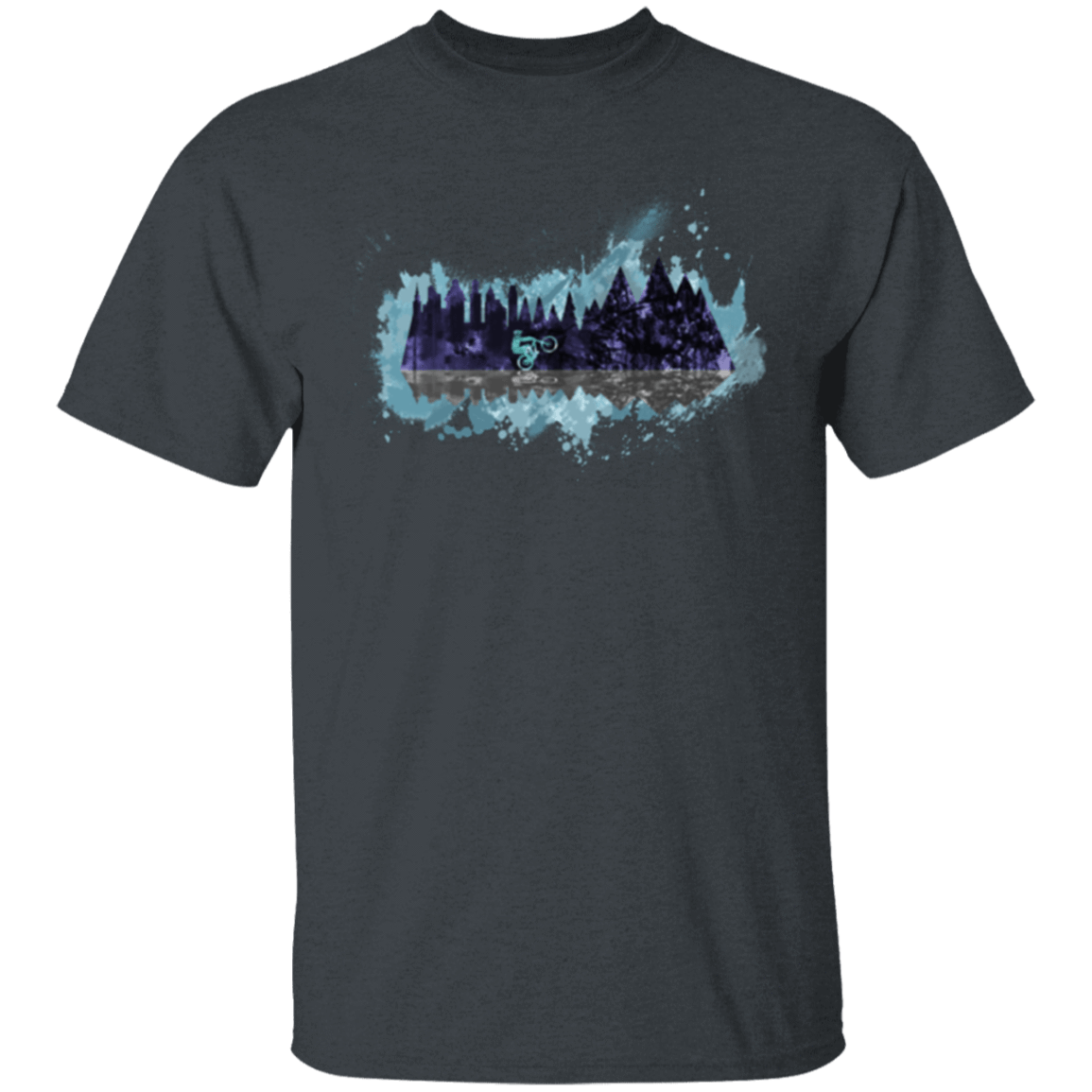 T-Shirts Dark Heather / S Mountain Splash Ride T-Shirt