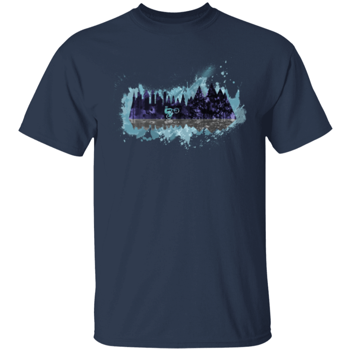 T-Shirts Navy / S Mountain Splash Ride T-Shirt