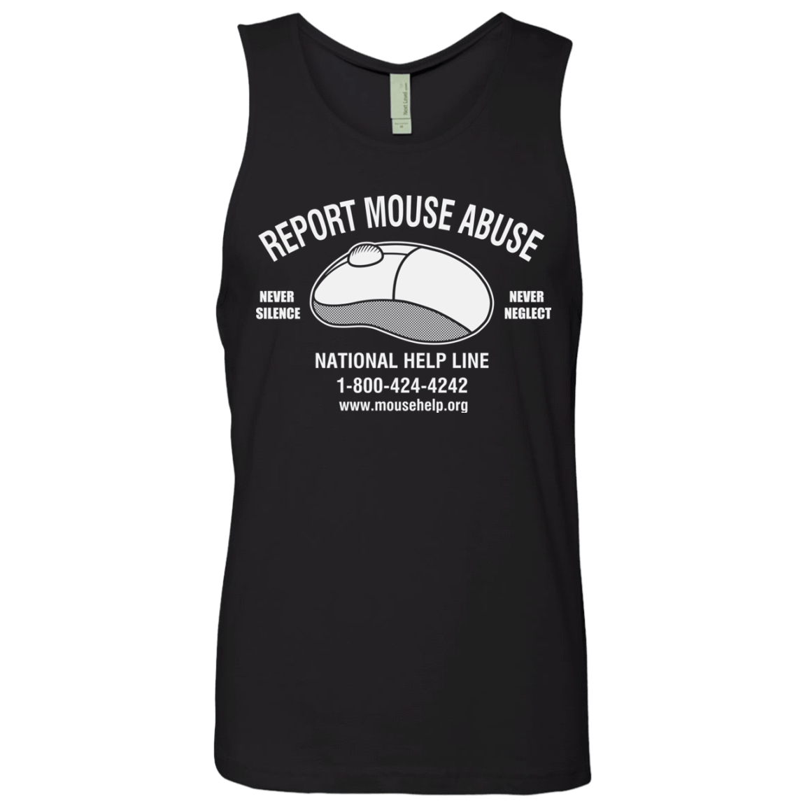 T-Shirts Black / S Mouse Abuse Men's Premium Tank Top