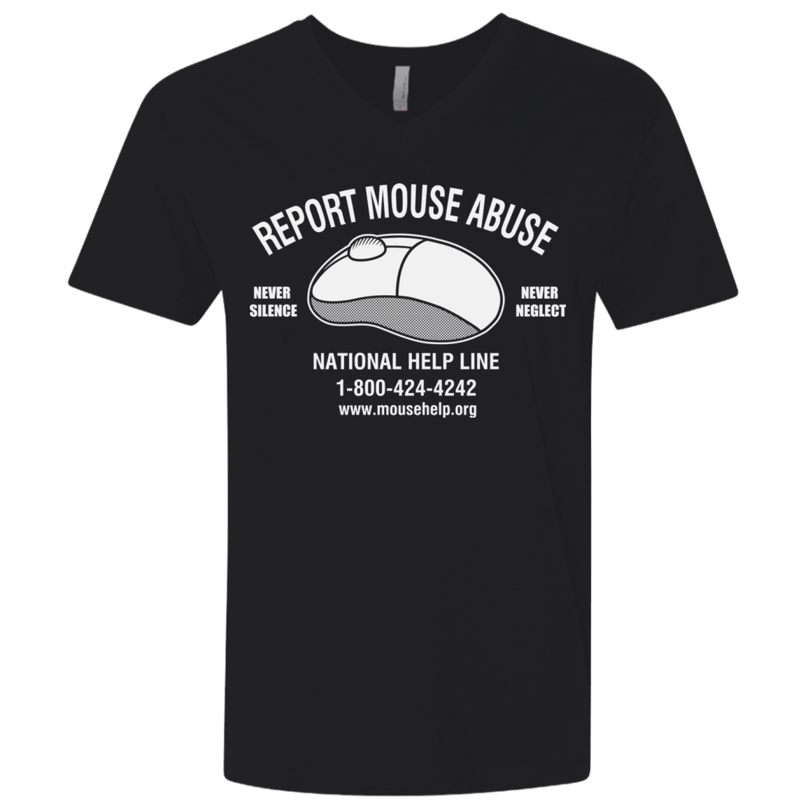 Mouse Abuse Men's Premium V-Neck