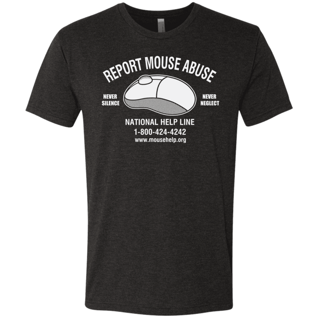 T-Shirts Vintage Black / S Mouse Abuse Men's Triblend T-Shirt