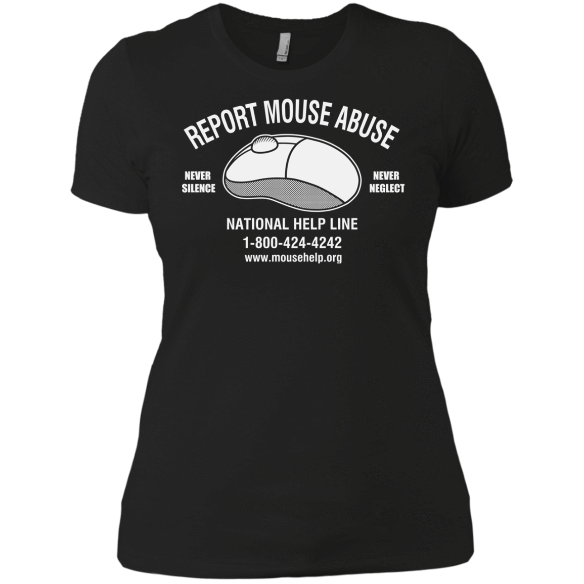 T-Shirts Black / X-Small Mouse Abuse Women's Premium T-Shirt