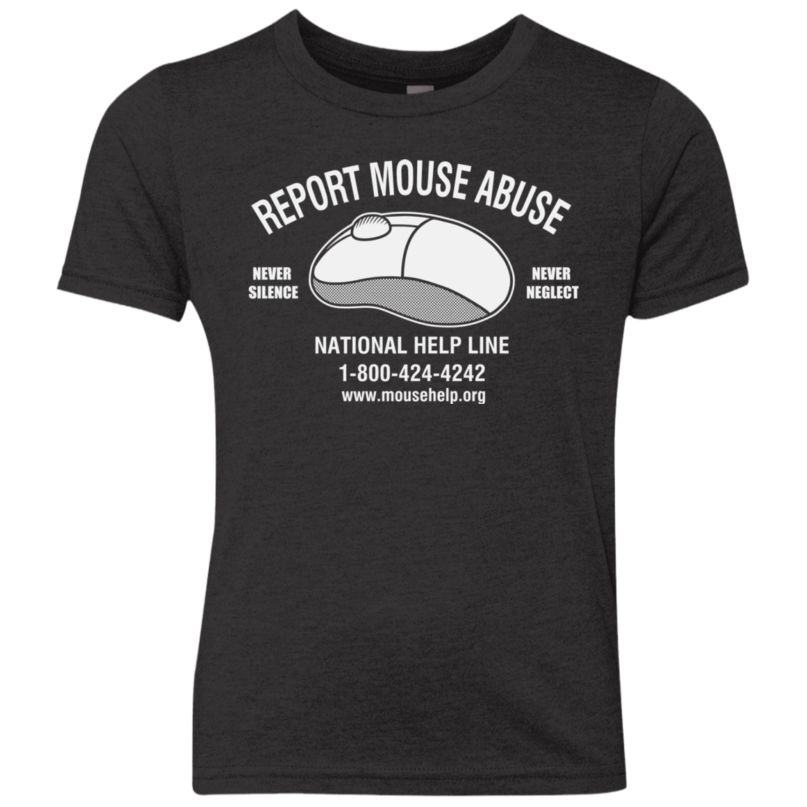 Mouse Abuse Youth Triblend T-Shirt