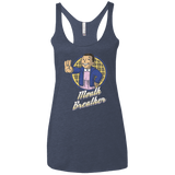 T-Shirts Vintage Navy / X-Small Mouth Breather Women's Triblend Racerback Tank