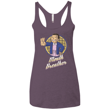 T-Shirts Vintage Purple / X-Small Mouth Breather Women's Triblend Racerback Tank
