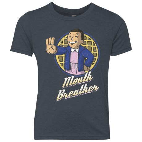 T-Shirts Vintage Navy / YXS Mouth Breather Youth Triblend T-Shirt
