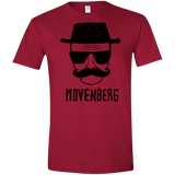T-Shirts Cardinal Red / S Movenberg Men's Semi-Fitted Softstyle