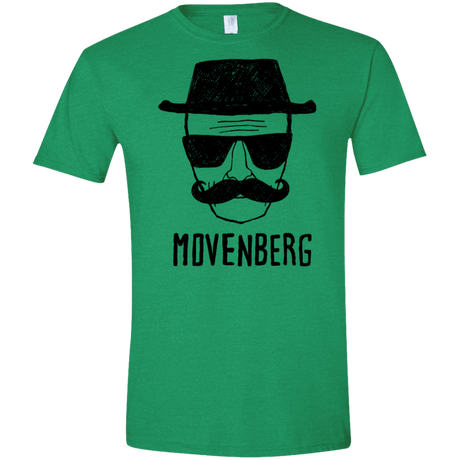 T-Shirts Heather Irish Green / S Movenberg Men's Semi-Fitted Softstyle