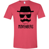 T-Shirts Heather Red / S Movenberg Men's Semi-Fitted Softstyle