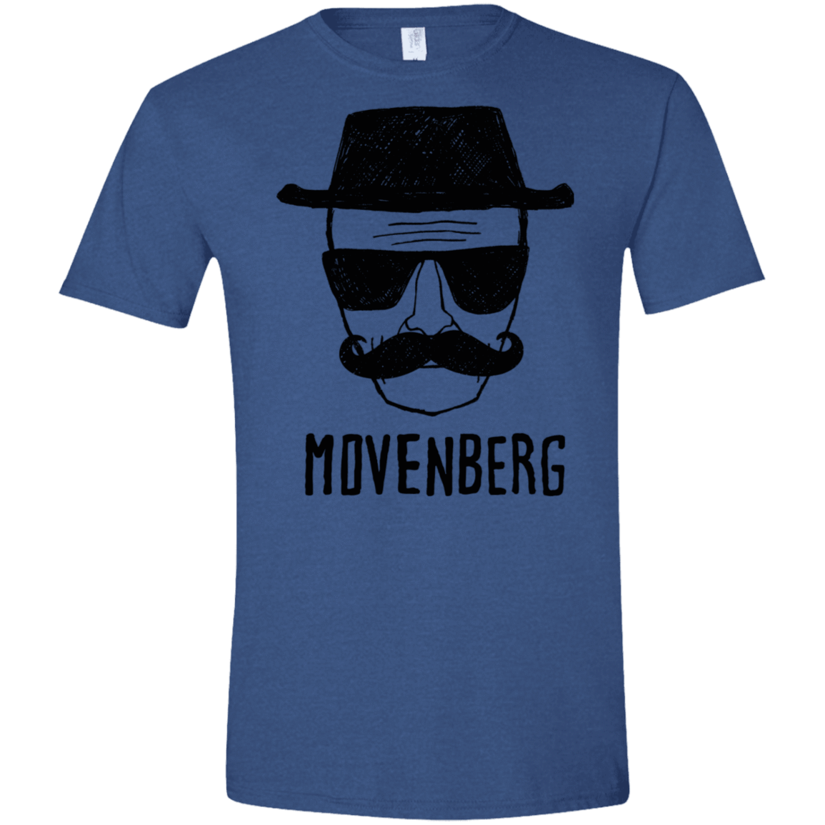 T-Shirts Heather Royal / X-Small Movenberg Men's Semi-Fitted Softstyle