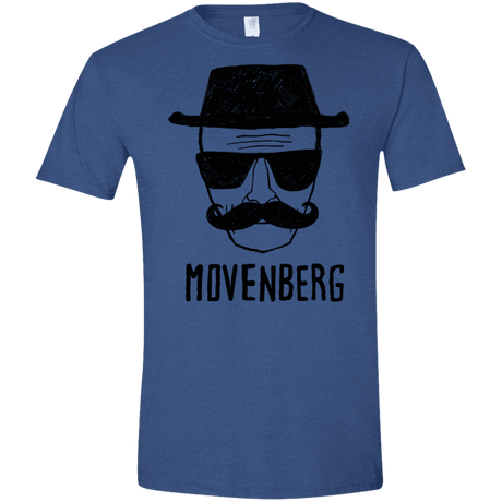 T-Shirts Heather Royal / X-Small Movenberg Men's Semi-Fitted Softstyle