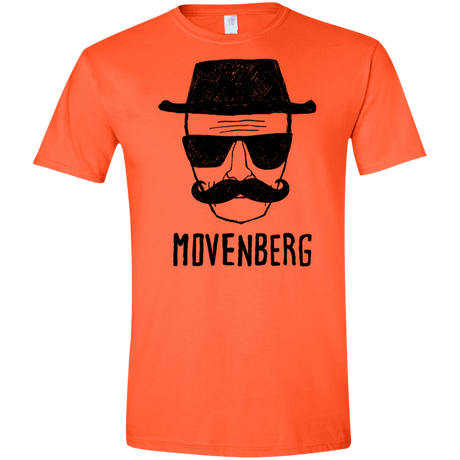 T-Shirts Orange / S Movenberg Men's Semi-Fitted Softstyle
