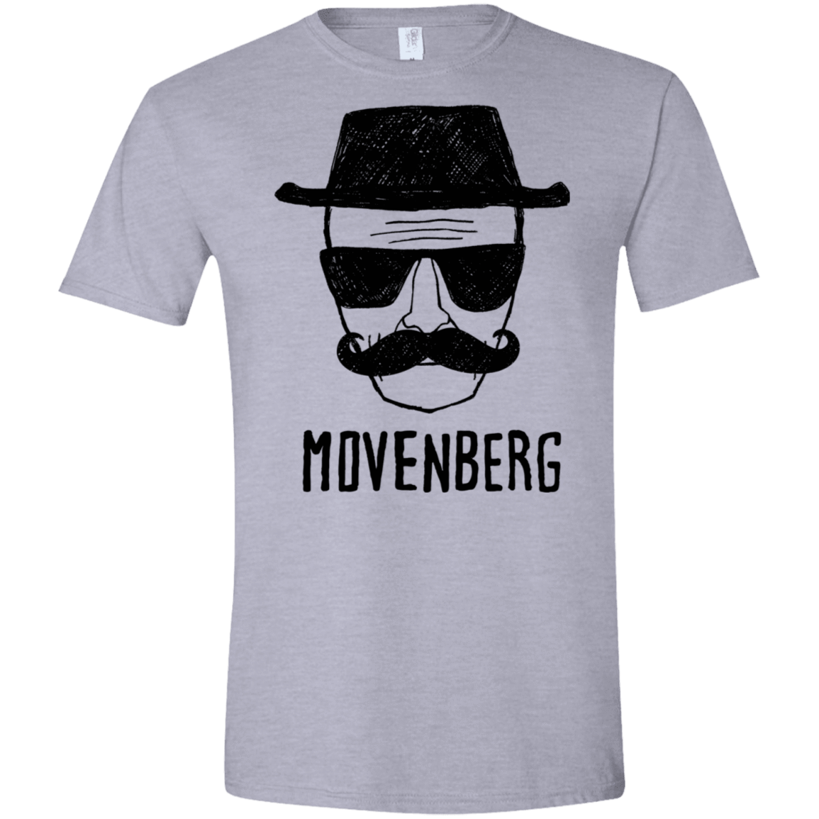 T-Shirts Sport Grey / X-Small Movenberg Men's Semi-Fitted Softstyle