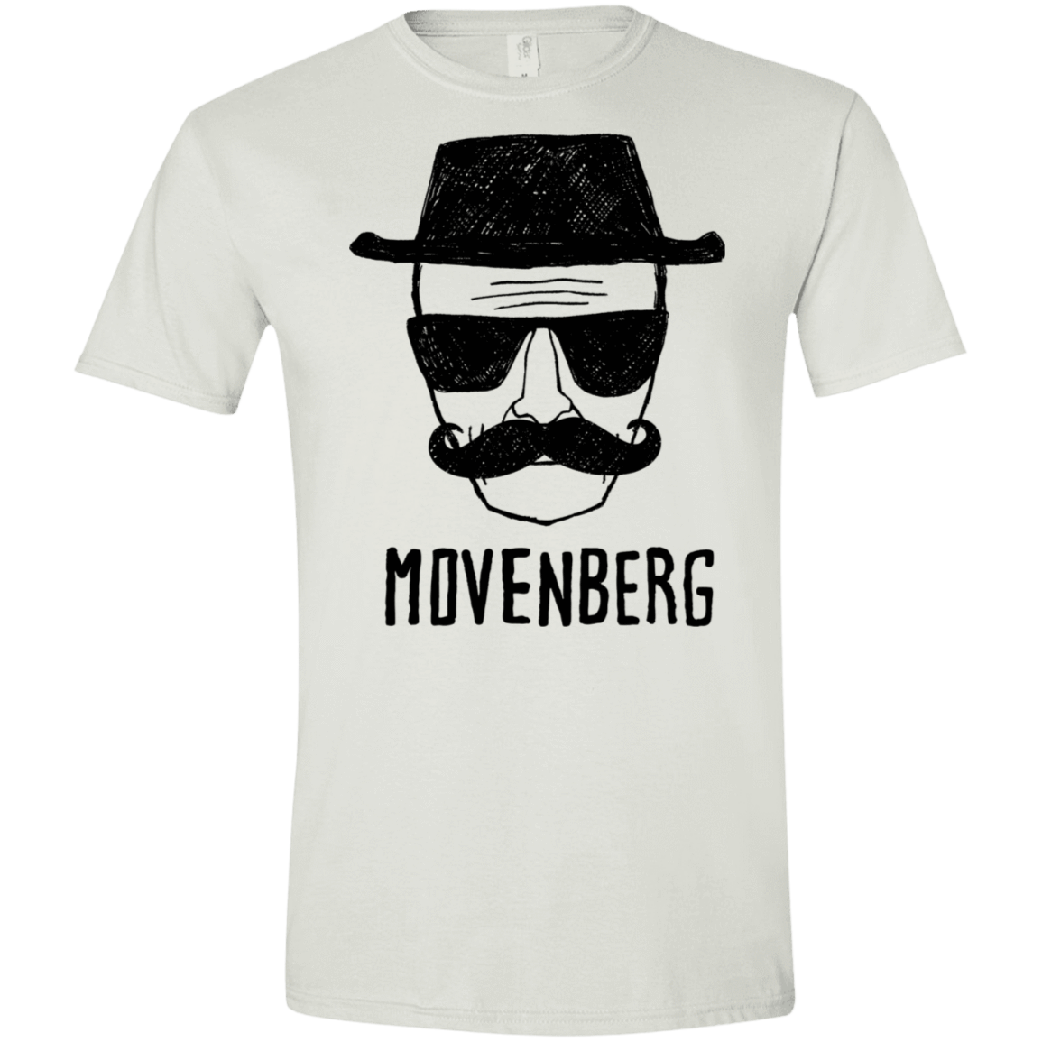 T-Shirts White / X-Small Movenberg Men's Semi-Fitted Softstyle