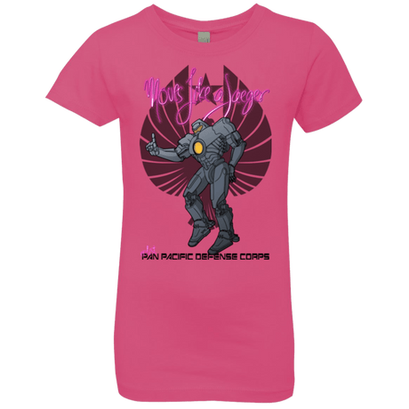 T-Shirts Hot Pink / YXS Moves Like A Jaegger Girls Premium T-Shirt