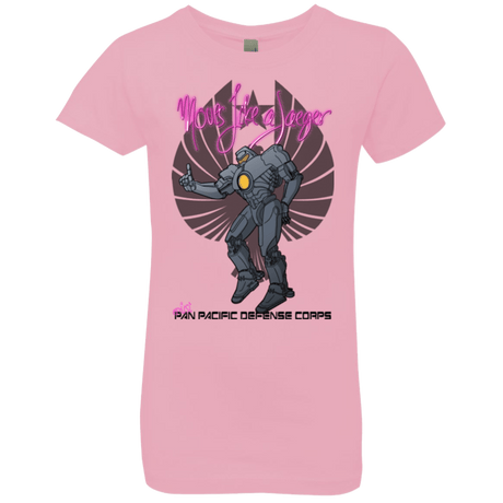 T-Shirts Light Pink / YXS Moves Like A Jaegger Girls Premium T-Shirt