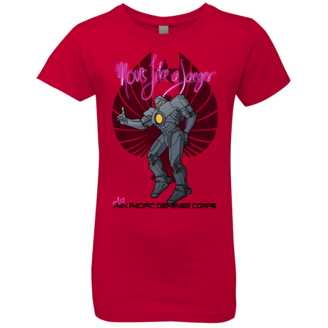 T-Shirts Red / YXS Moves Like A Jaegger Girls Premium T-Shirt