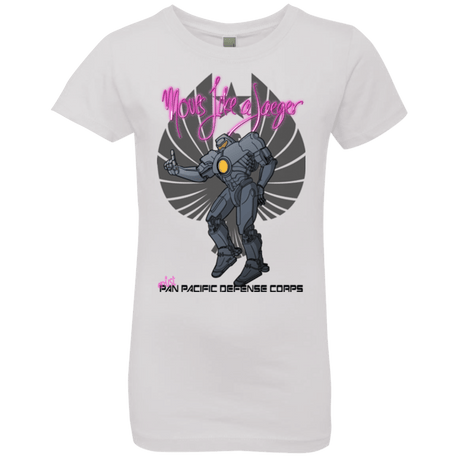 T-Shirts White / YXS Moves Like A Jaegger Girls Premium T-Shirt