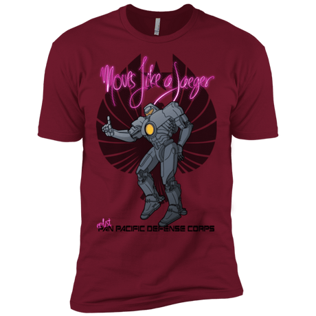 T-Shirts Cardinal / X-Small Moves Like A Jaegger Men's Premium T-Shirt