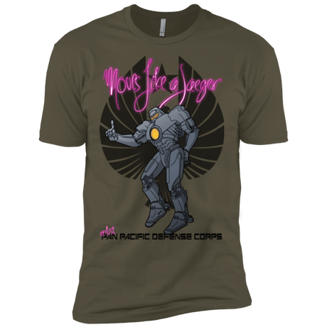 T-Shirts Military Green / X-Small Moves Like A Jaegger Men's Premium T-Shirt