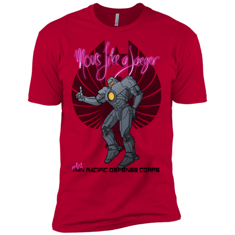 T-Shirts Red / X-Small Moves Like A Jaegger Men's Premium T-Shirt