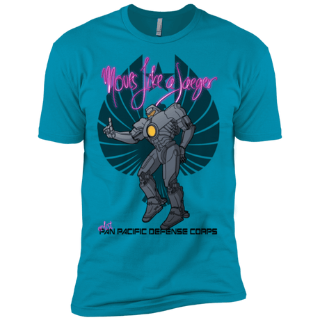 T-Shirts Turquoise / X-Small Moves Like A Jaegger Men's Premium T-Shirt