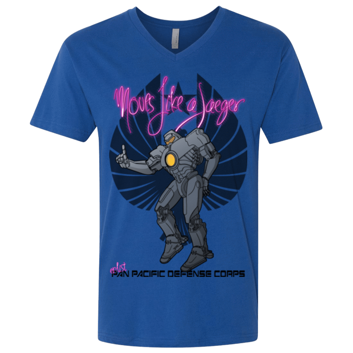 T-Shirts Royal / X-Small Moves Like A Jaegger Men's Premium V-Neck
