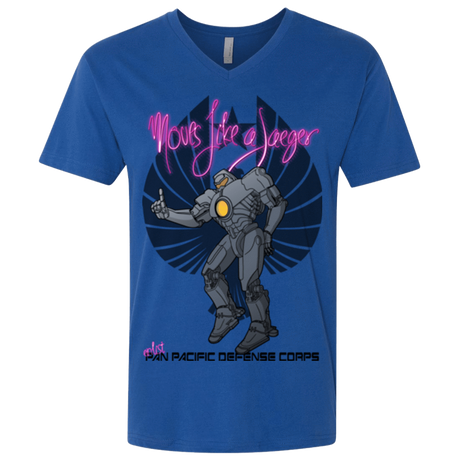 T-Shirts Royal / X-Small Moves Like A Jaegger Men's Premium V-Neck