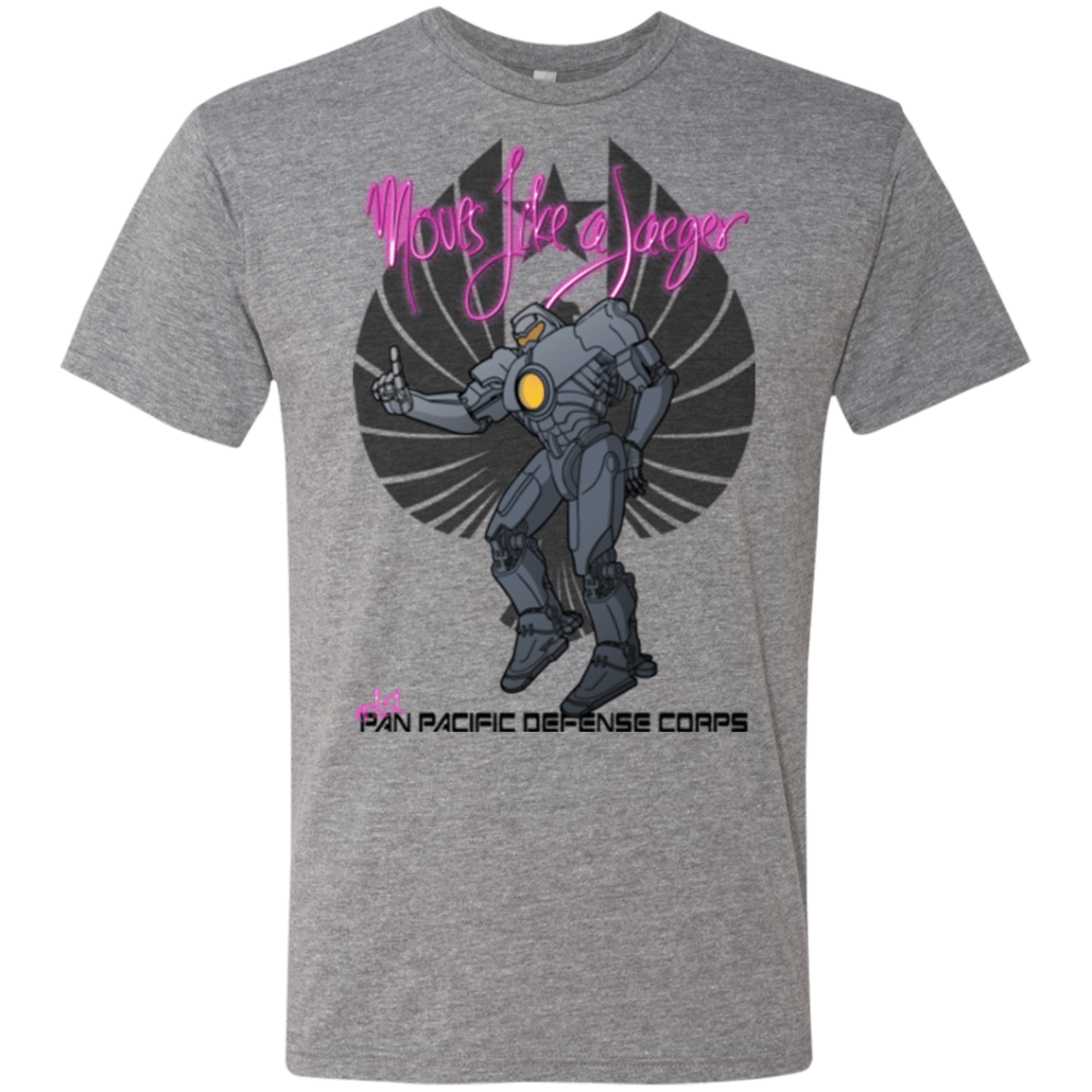 T-Shirts Premium Heather / Small Moves Like A Jaegger Men's Triblend T-Shirt