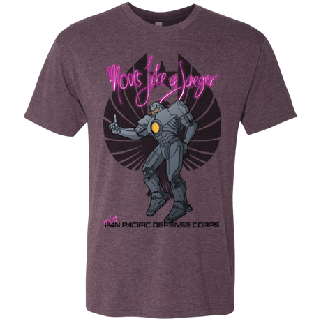 T-Shirts Vintage Purple / Small Moves Like A Jaegger Men's Triblend T-Shirt