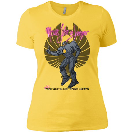 T-Shirts Vibrant Yellow / X-Small Moves Like A Jaegger Women's Premium T-Shirt