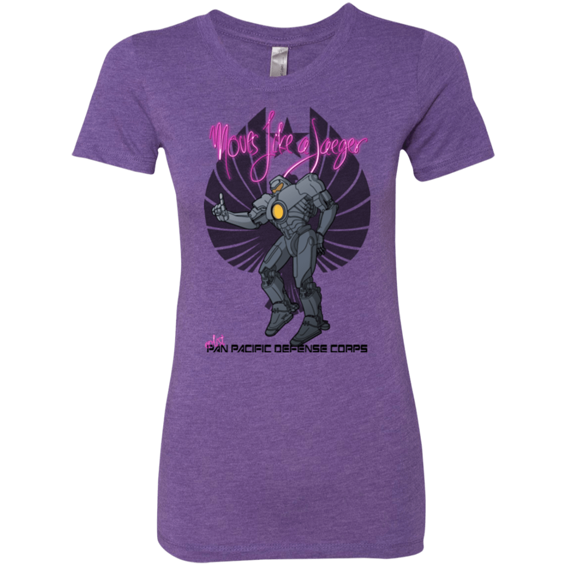 T-Shirts Purple Rush / Small Moves Like A Jaegger Women's Triblend T-Shirt